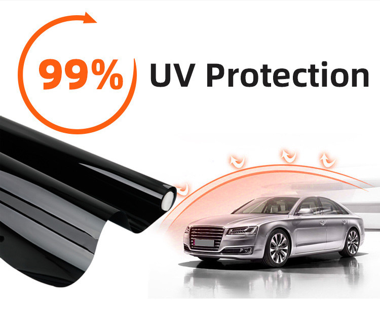 Car Solar Films Nano Ceramic UV Curing Window Glass Tint Film Roll Wholesale 1ply
