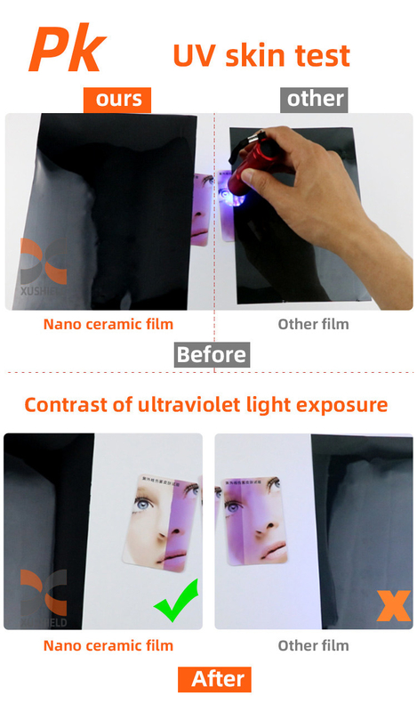 Car Solar Films Nano Ceramic UV Curing Window Glass Tint Film Roll Wholesale 1ply