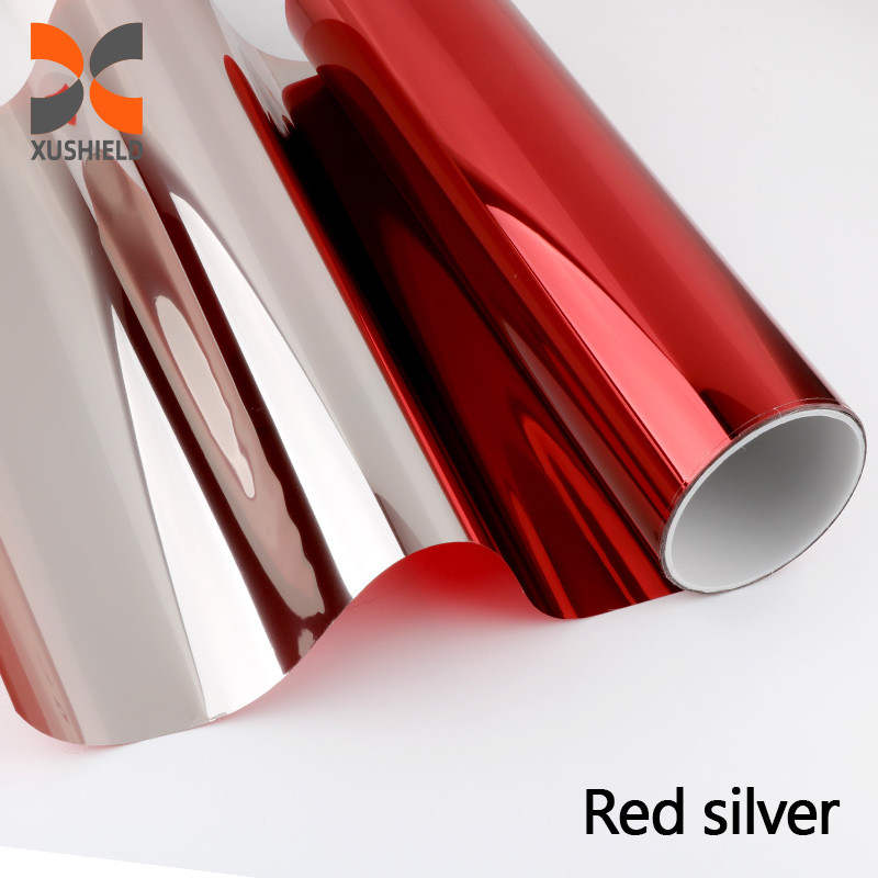 Self Adhesive Building Glass Film Residential Window Tinting Building Window Insulation Solar Film One Way Black Tint