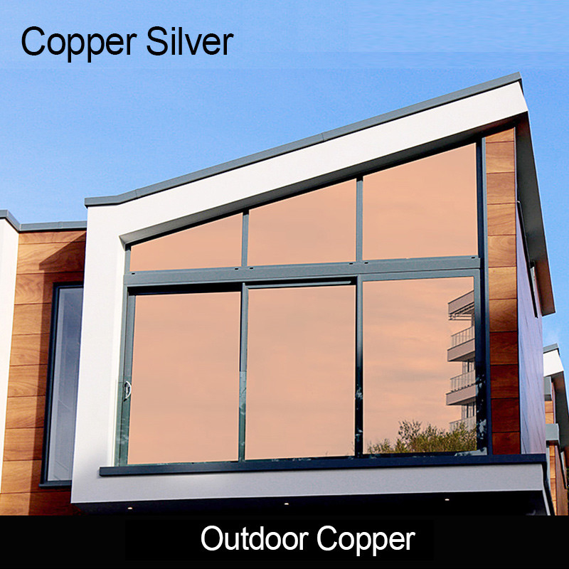High Insulation Building Window Tint Film House Decoration One Way Mirror Building Solar Window Film