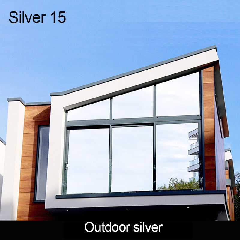 Glass Film One-way Perspective Home Balcony Kitchen Sun Protection Privacy Shield Thermal Insulation Film Glass Stickers