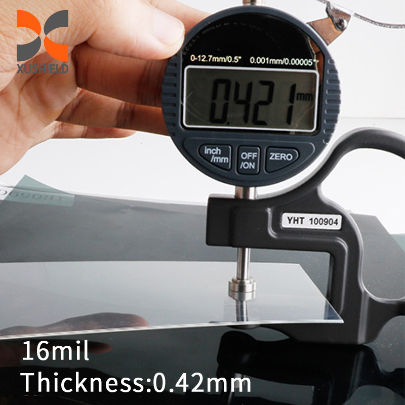 4 8 24mil PET Car Windshield Armor Safety Window tint Glass Protection Film Explosion Proof windshield protection film