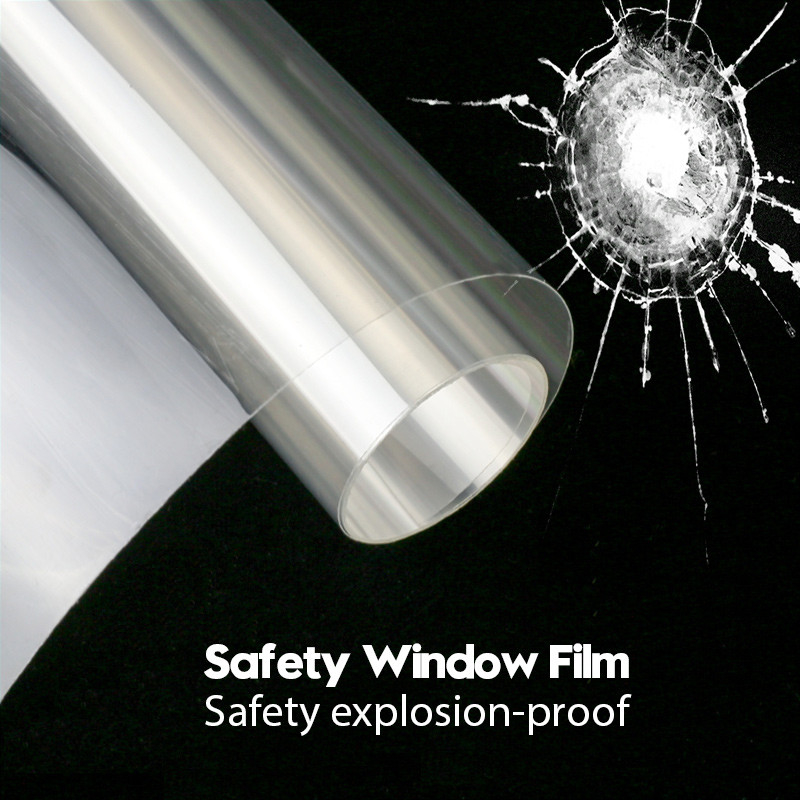 4 8 24mil PET Car Windshield Armor Safety Window tint Glass Protection Film Explosion Proof windshield protection film