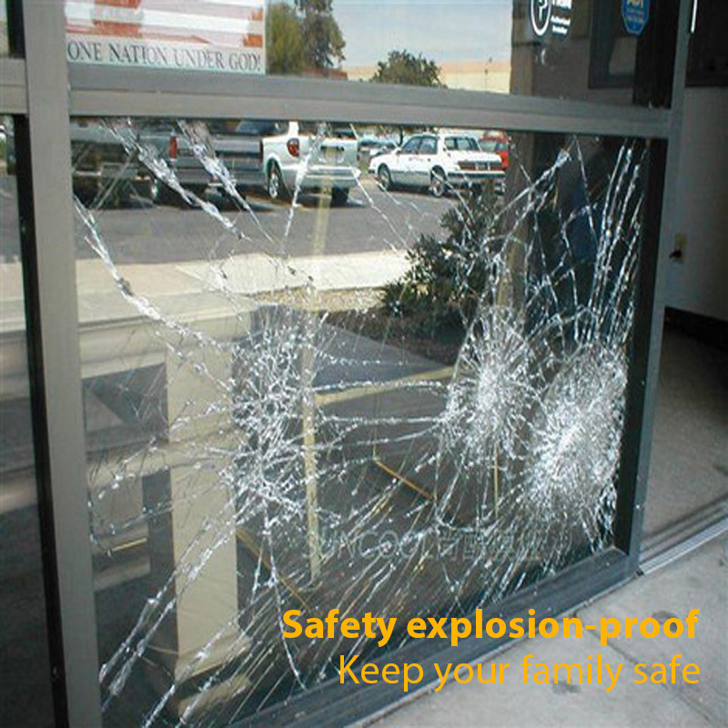 4 8 24mil PET Car Windshield Armor Safety Window tint Glass Protection Film Explosion Proof windshield protection film