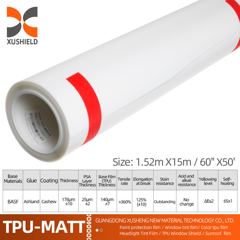 Self Healing Paint Protection Film Heat Repair Tpu Ppf Anti Scratch Clear Auto Film Roll Car Stickers