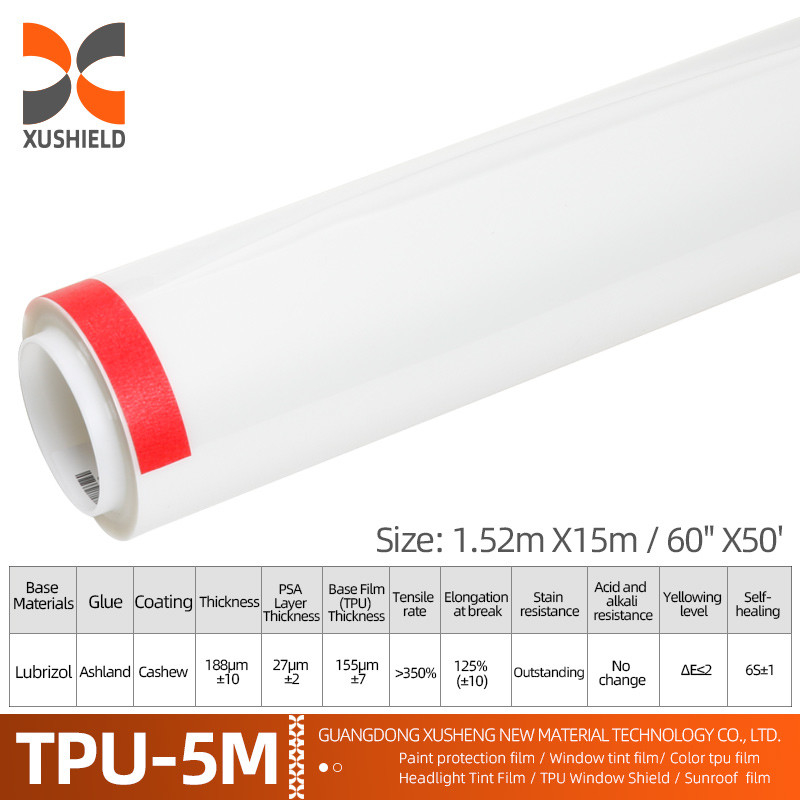 10 Year Warranty Ppf 6.5mil 7.5mil Clear PPF Car Paint Protection Film Self Healing Car TPU TPH PPF Film