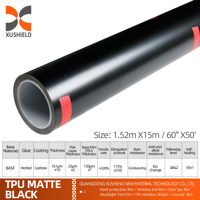 XUSHIELD Manufacturer Wholesale Clear Car Film Self-adhesive Anti-Scratch Self-Healing TPU PPF Paint Protection Film