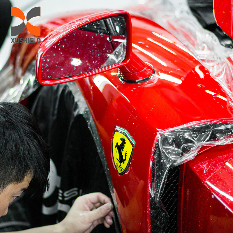 XUSHIELD 10 Years Warranty ppf film 7.5Mil 8.5Mil Anti Scratch Heat Repair Clear nano ceramic paint protection film TPU