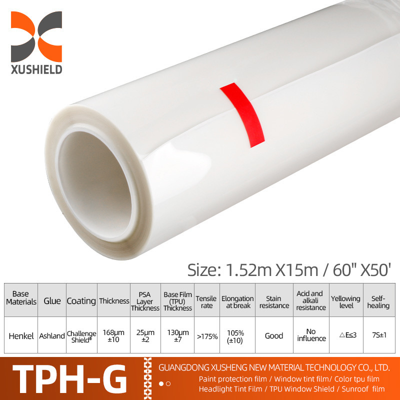 1.52*15m Matte TPH TPU PPF Car Body Paint Protection Vinyl Film For Car Surface Protection