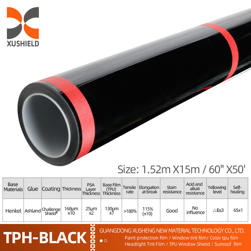 XUSHIELD PPF Film Anti Scratch Self Healing PPF TPH Gloss Clear Car Body PPF Paint Protection Film for Cars