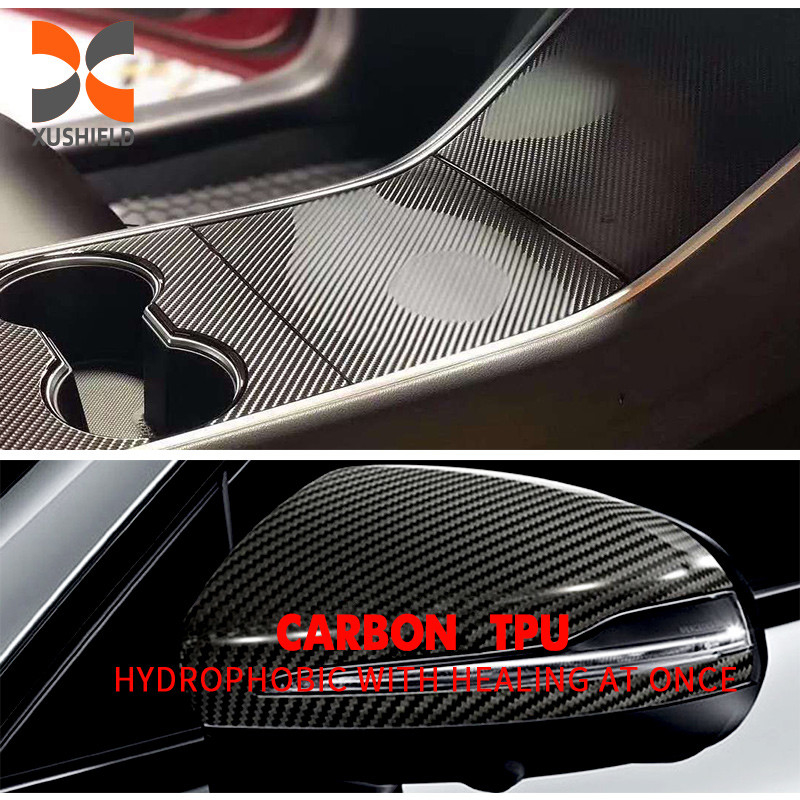 TPU Carbon Fiber Car Ppf Proteccion Headlight Tpu Film Car Paint Protection Film Tph Pro Colored Matte Ppf Self Healing