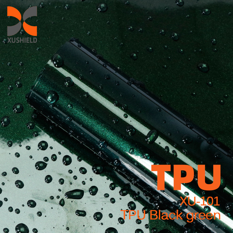TPU Black green Car Films Color Change PPF Liquid Metal Red Auto 1.52*17m/roll Ppf Paint Protection Film Colored PPF Film
