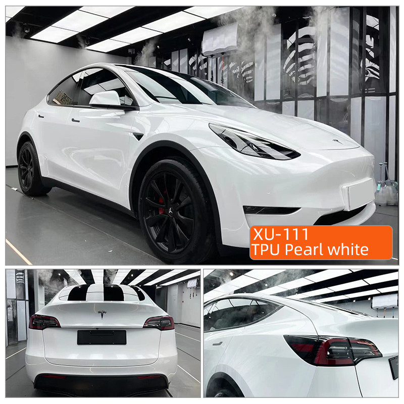 TPU Pearl white High Quality TPU PPF Film Anti Scratch self healing PPF TPH Gloss Clear Car Body PPF Paint Protection Film for Car paint
