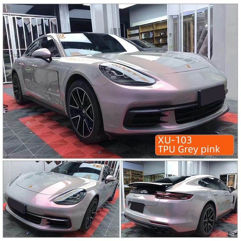 TPU Grey pink instant healing premium full roll transparent tpu body car wrap ppf automotive paint protection films