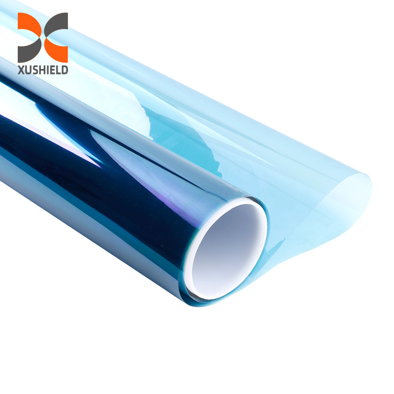 CH6099 Blue Purple Chameleon Tint 2Mil Heat Shrink Color Changing Chameleon Window Tint Film For Car Windshield