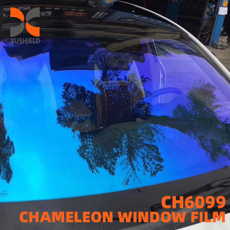 Purple Light Dazzle Color Side Rear Block Color Ppf Most Popular Chameleon Color Changing Window Film For Car Window Tinting