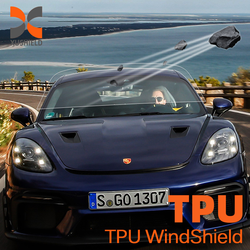 TPU Anti-Scratch UV Protection Car Windshield Protection Film Sand Proof 7.5mil Car Windshield Film