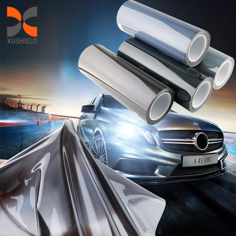 Tpu Vehicle Car Headlight Film Ppf Dark Light Grey Black 0.3m*15m Anti Scracth
