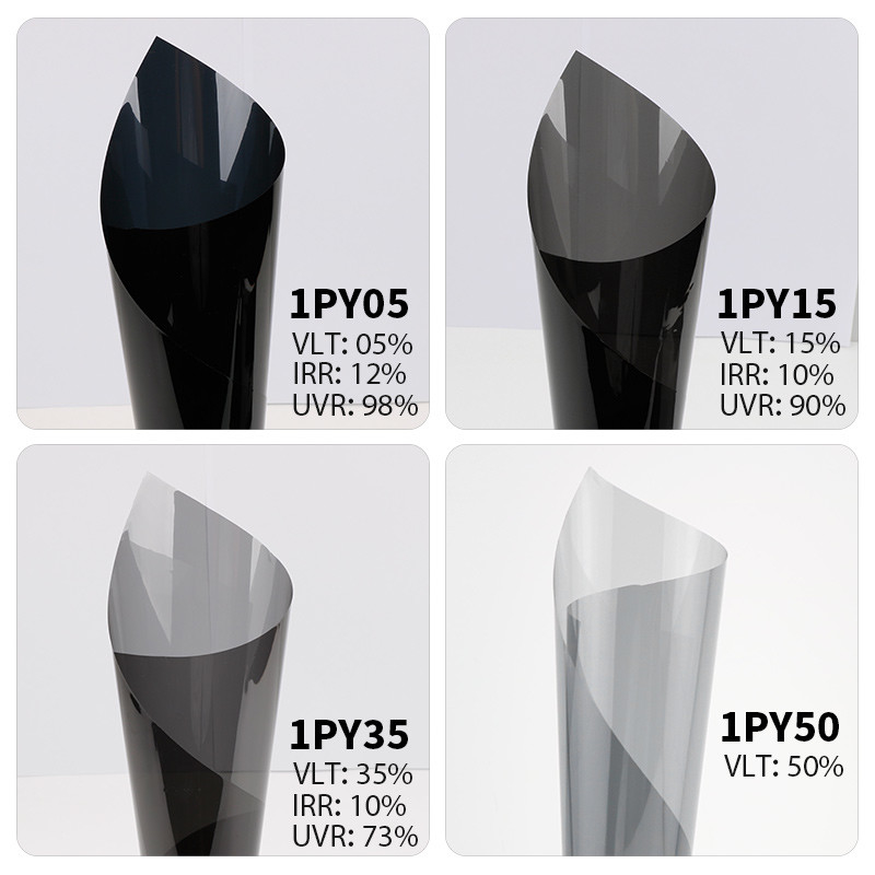 1PLY Evolve Series Carbon Window Film PET Nano Ceramic Film Insulation Car Window Film Heat Resistant 1PLY Model