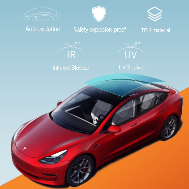 Explosion-proof Protective TPU Sunroof PPF Auto Windshield Glass Window Tint Solar Film Car Roof Skylight Film