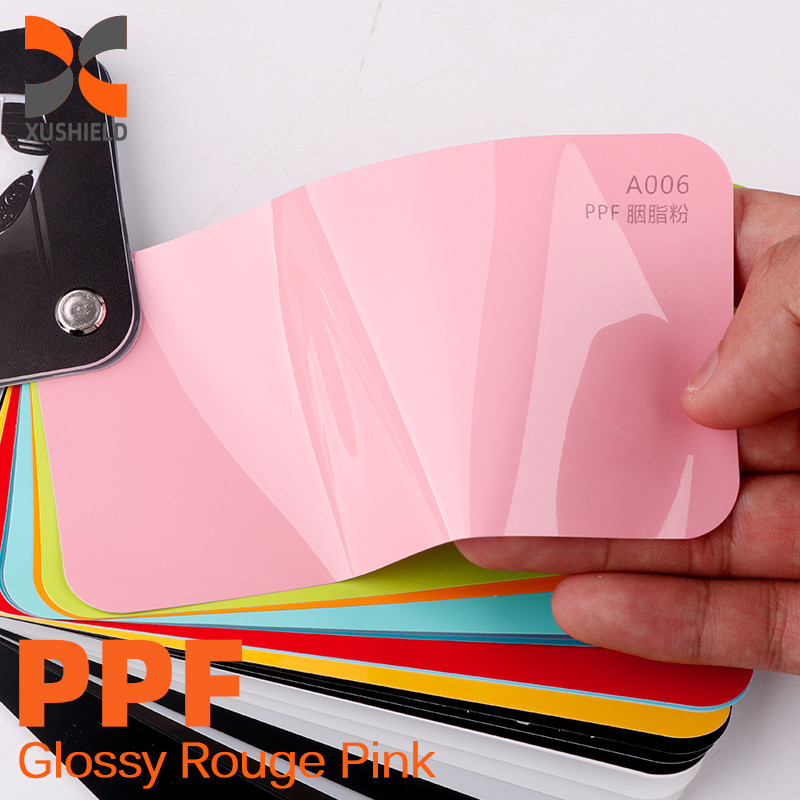 XUSHIELD film factory direct anti-scratch self healing TPU TPH color ppf paint protection film for cars Glossy Stone Grey