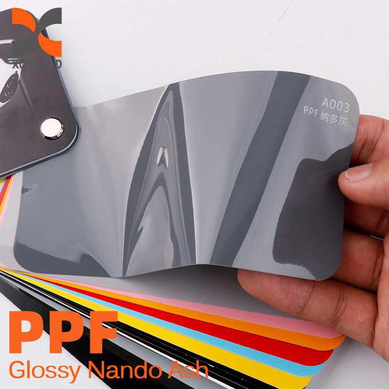 XUSHIELD film factory self healing ppf tpu paint protection film nano coated not yellowing TPU tph PPF Glossy Red